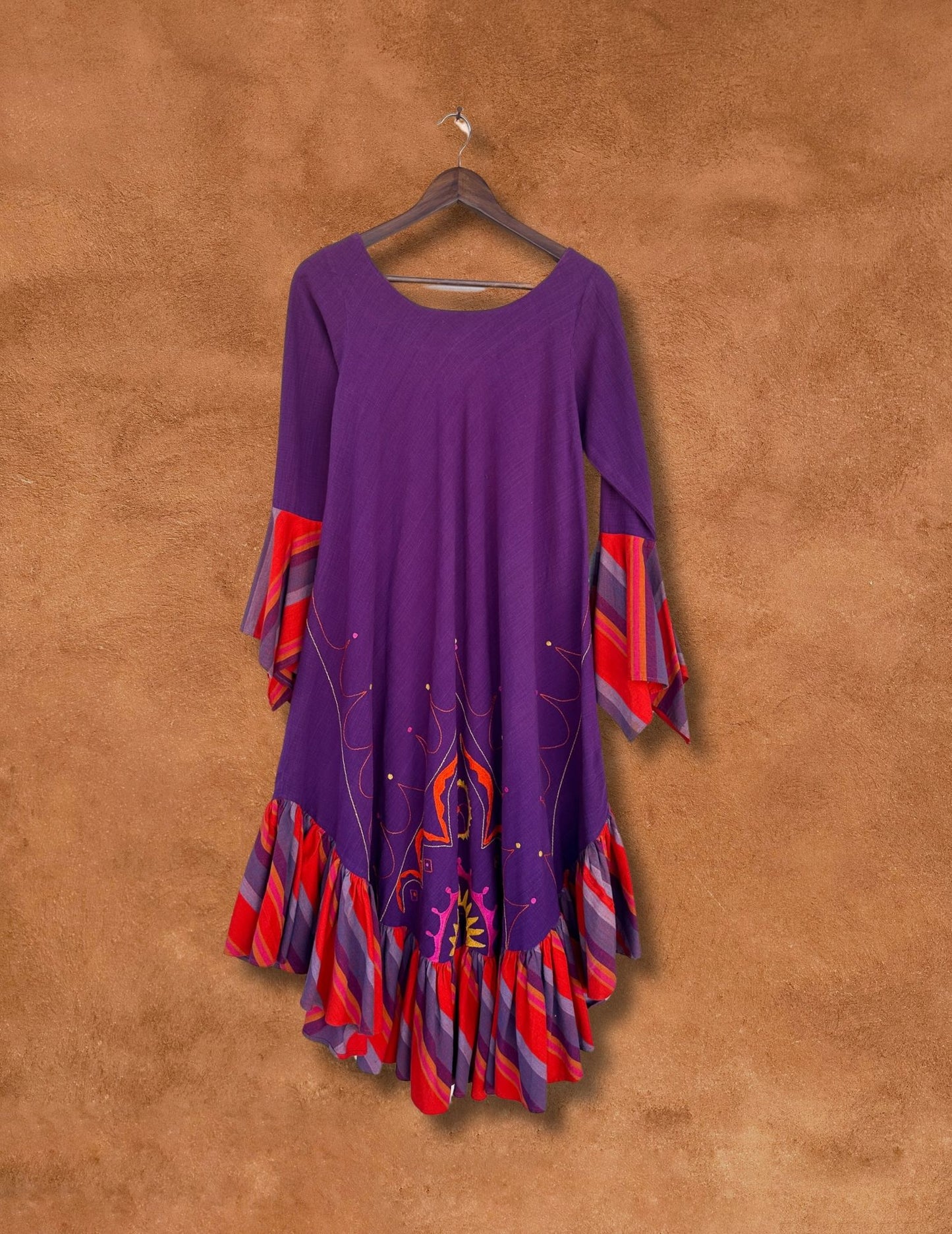 Vintage 70s Folk Dress