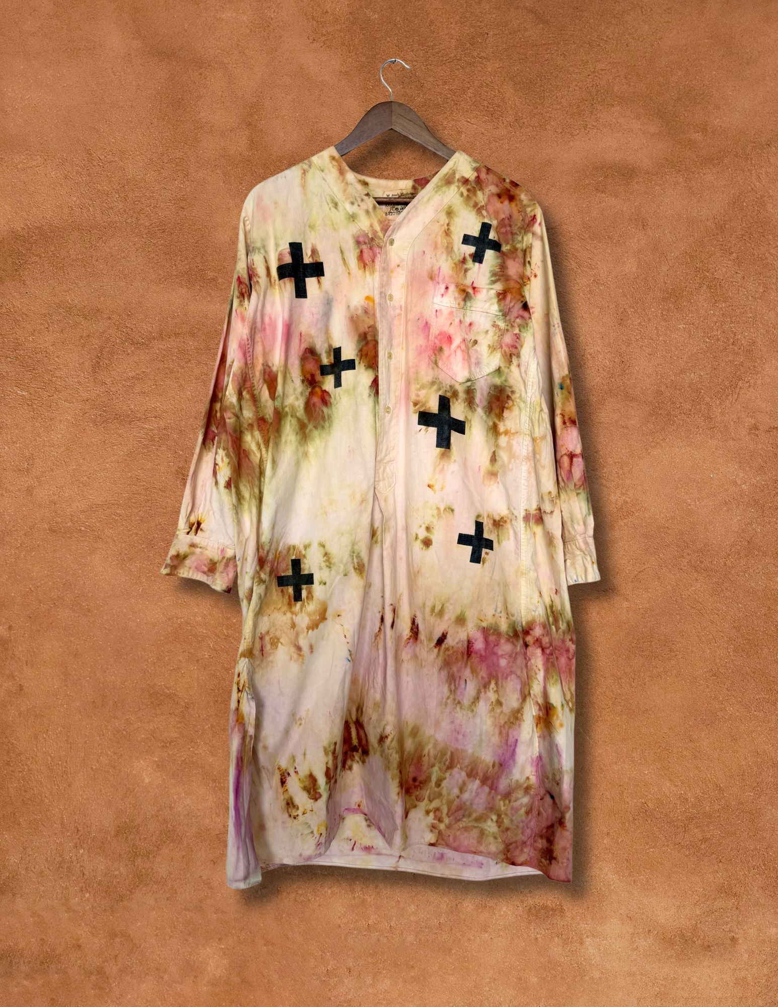 Upcycled Vintage Military Oversized Shirtdress