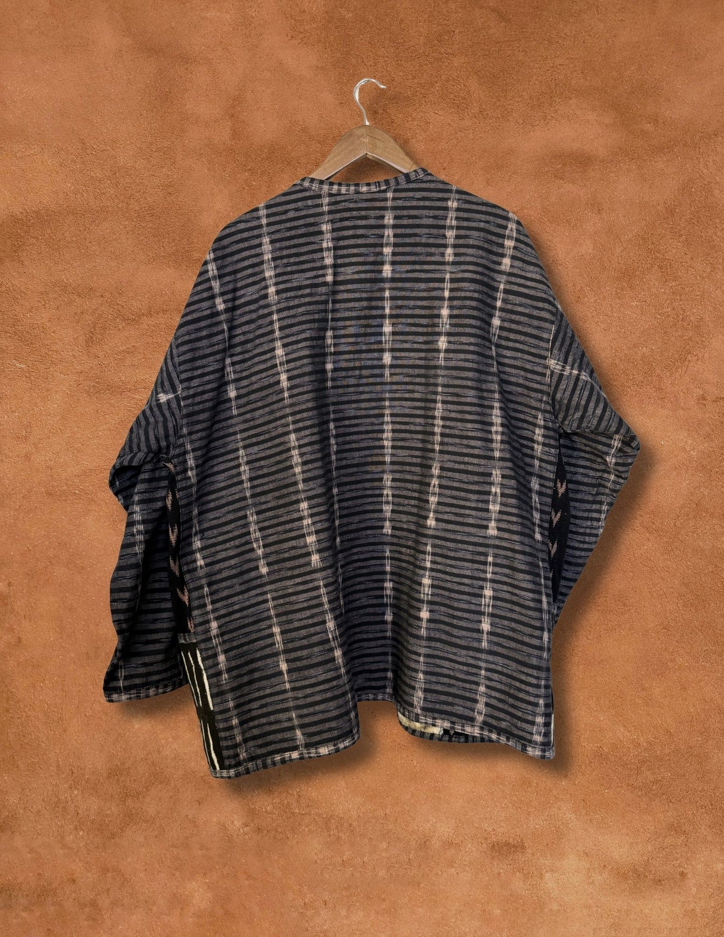 Vintage 80s Ikat Cardigan 56 x 33