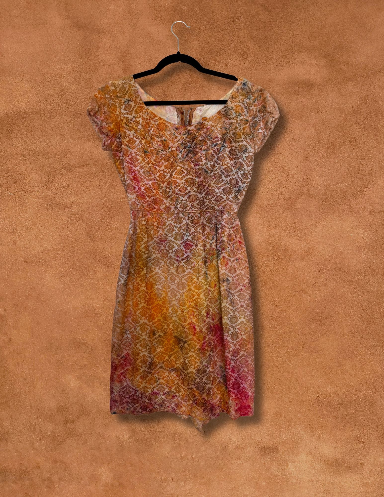 Upcycled Vintage 50s Brocade Dress