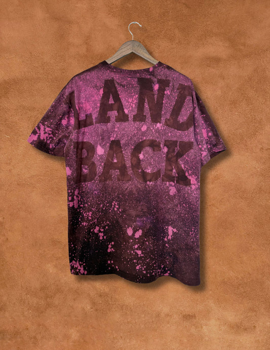 Upcycled Vintage Tee- 44 x 29 Land Back