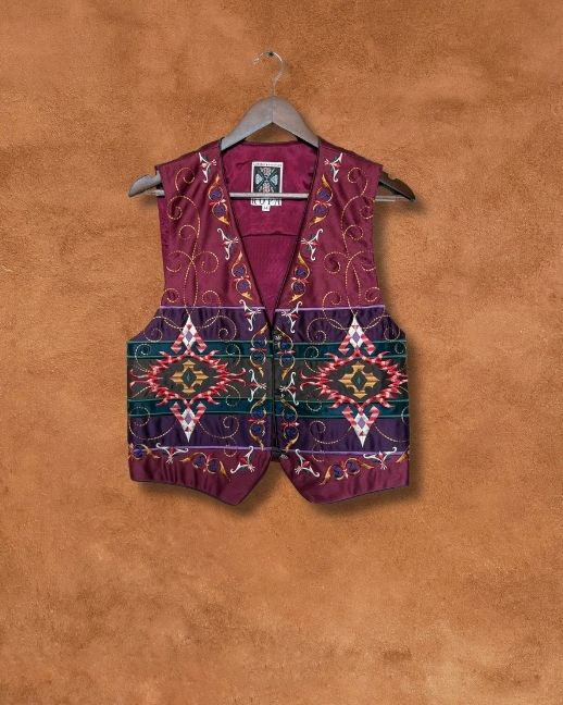 Vintage Embroidered Southwest Vest