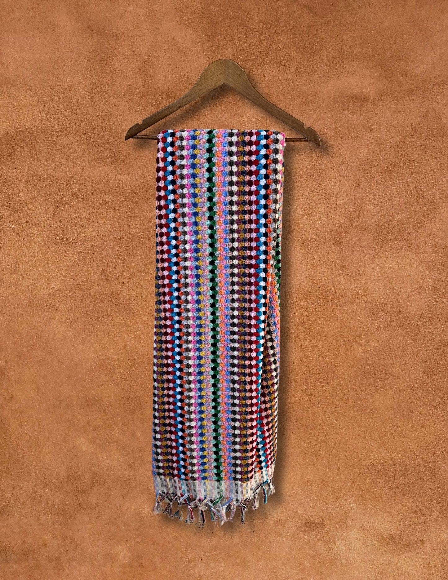 Handloom Rainbow Bath Towels
