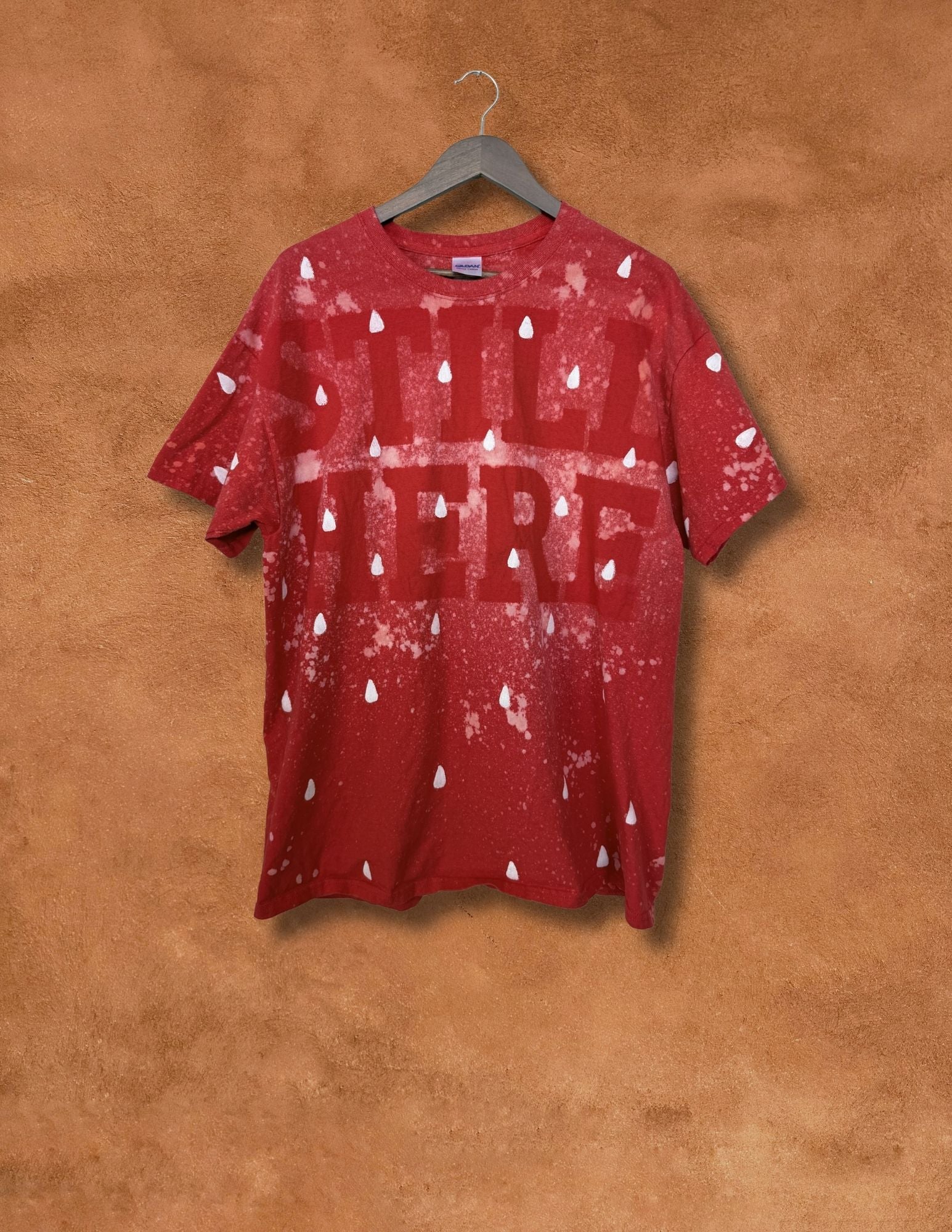 Upcycled Vintage Tee- 46 x 29 Still Here