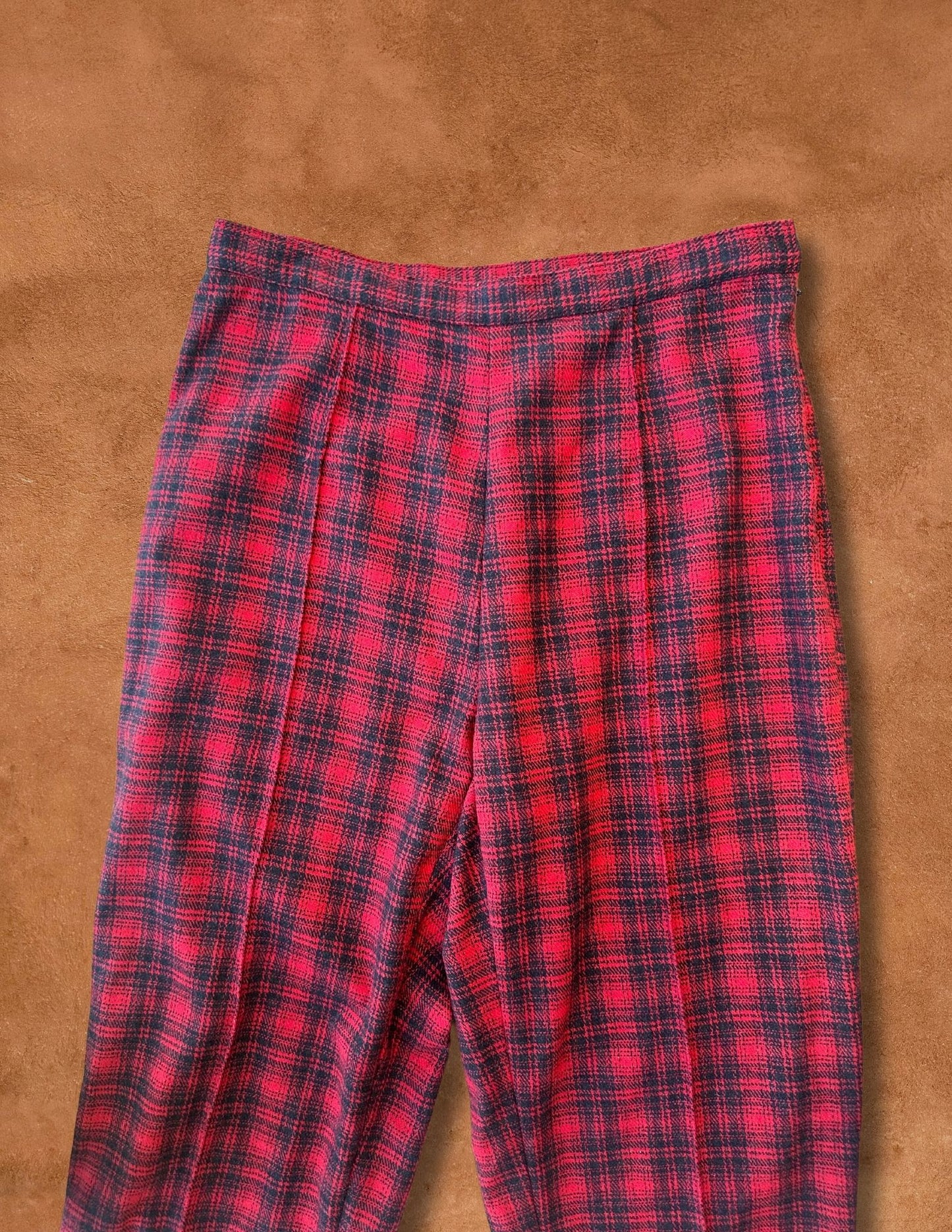 Vintage 90s Plaid Tapered Leg Pant
