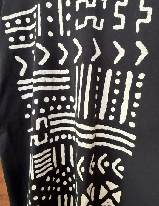 Vintage 80s Geo Print Tee 48 x 30