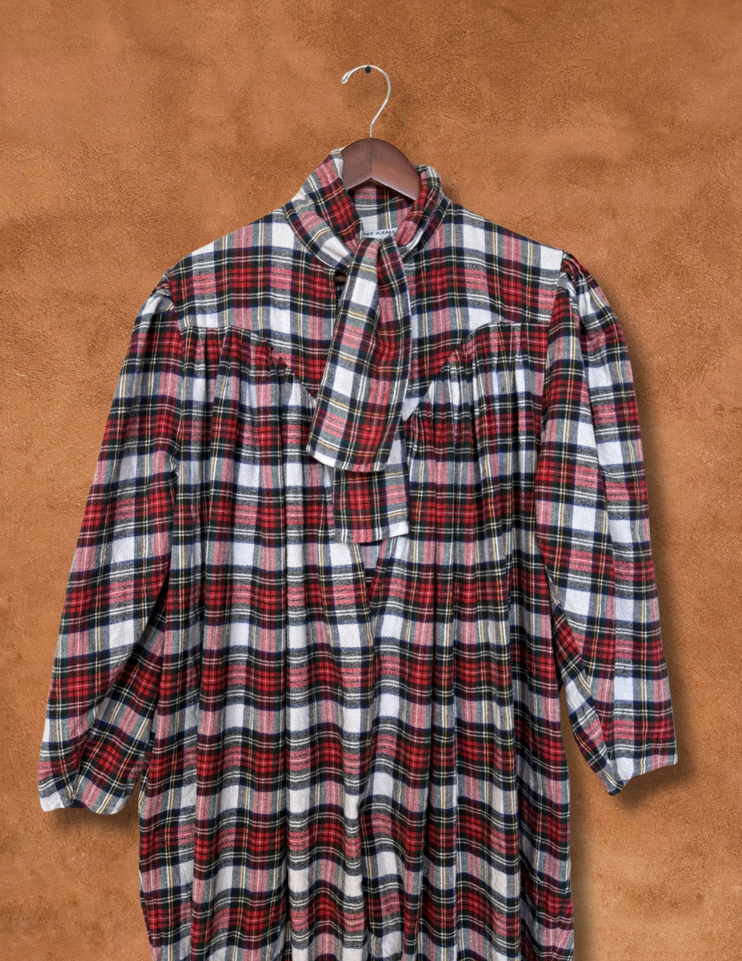 Vintage Norma Kamali Flannel Jumpsuit