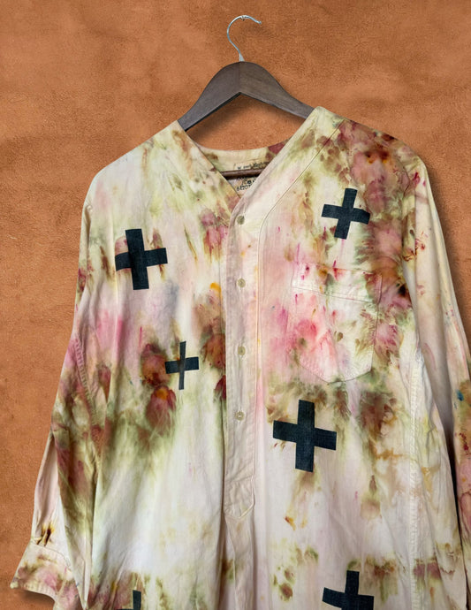 Upcycled Vintage Military Oversized Shirtdress