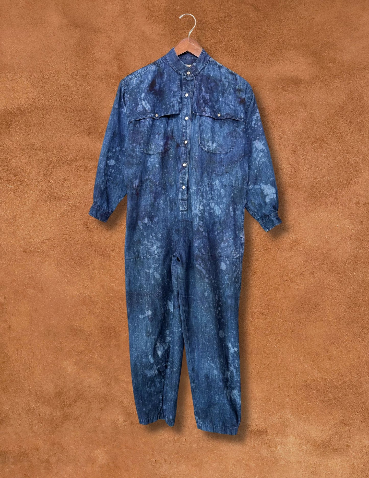 Vintage Denim 90s Jumpsuit- Water is Life 44 x 25