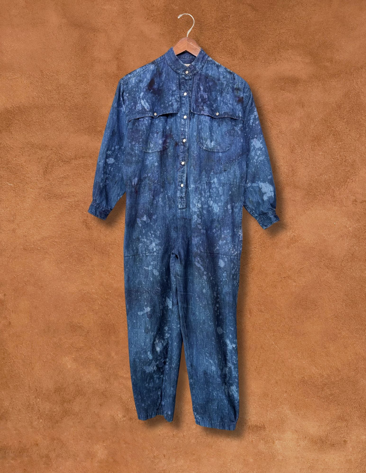 Vintage Denim 90s Jumpsuit- Water is Life 44 x 25