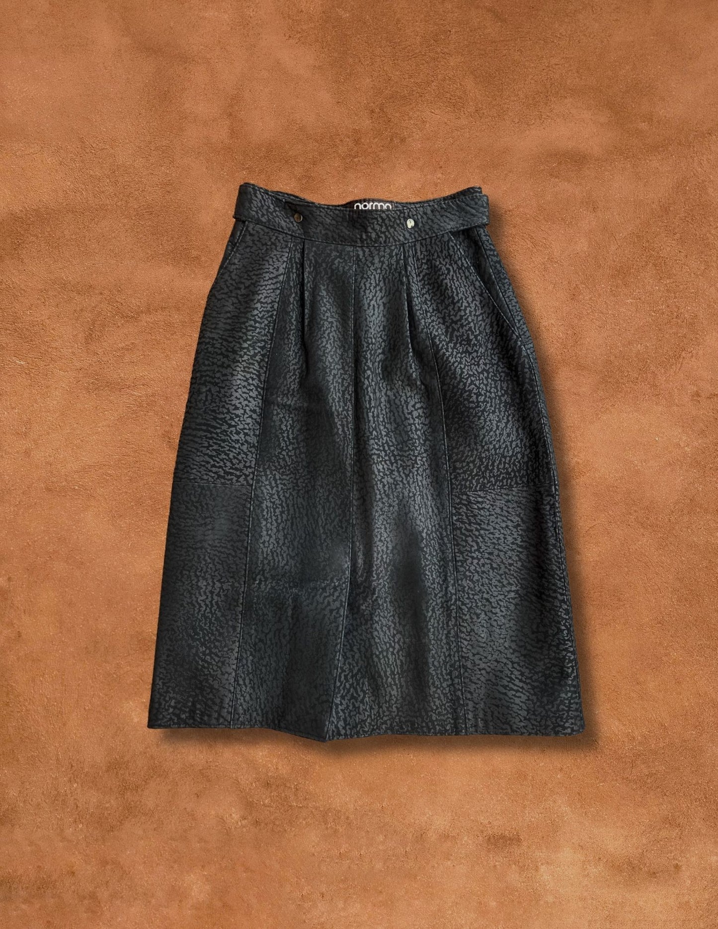 Vintage 80s Leather Skirt