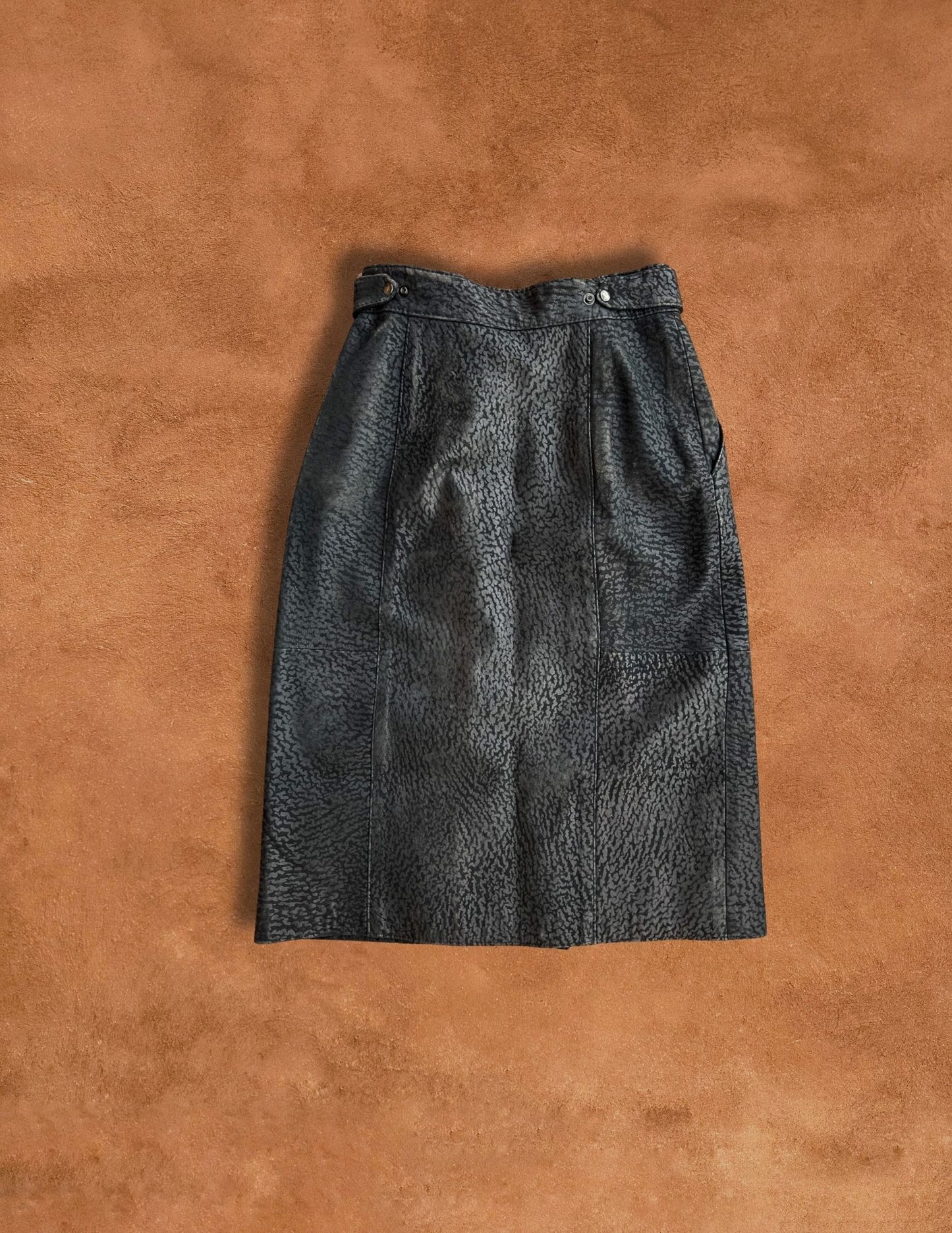 Vintage 80s Leather Skirt