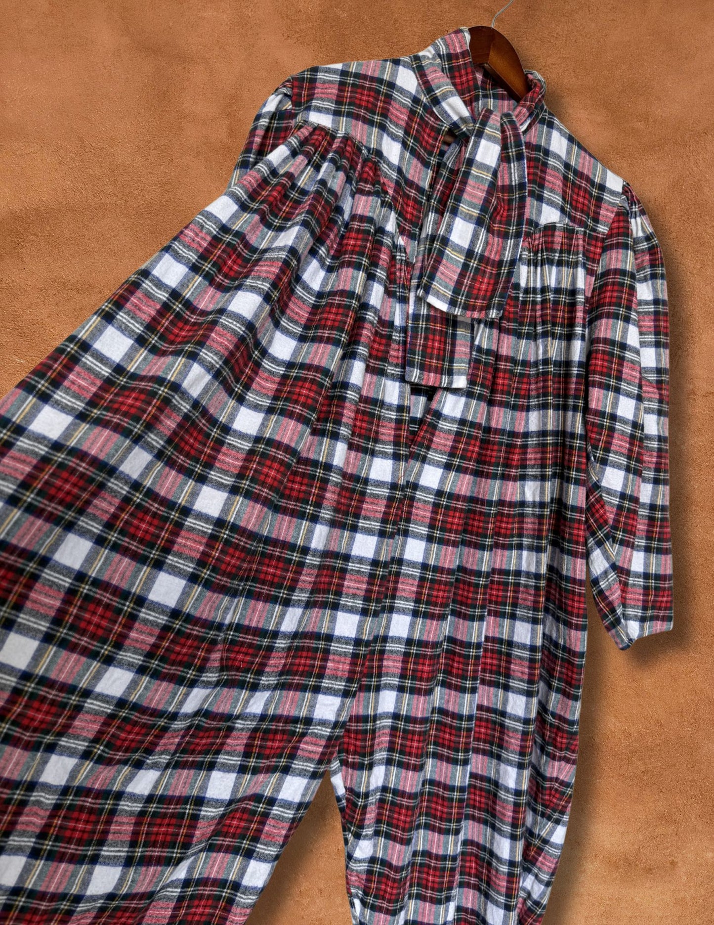 Vintage Norma Kamali Flannel Jumpsuit