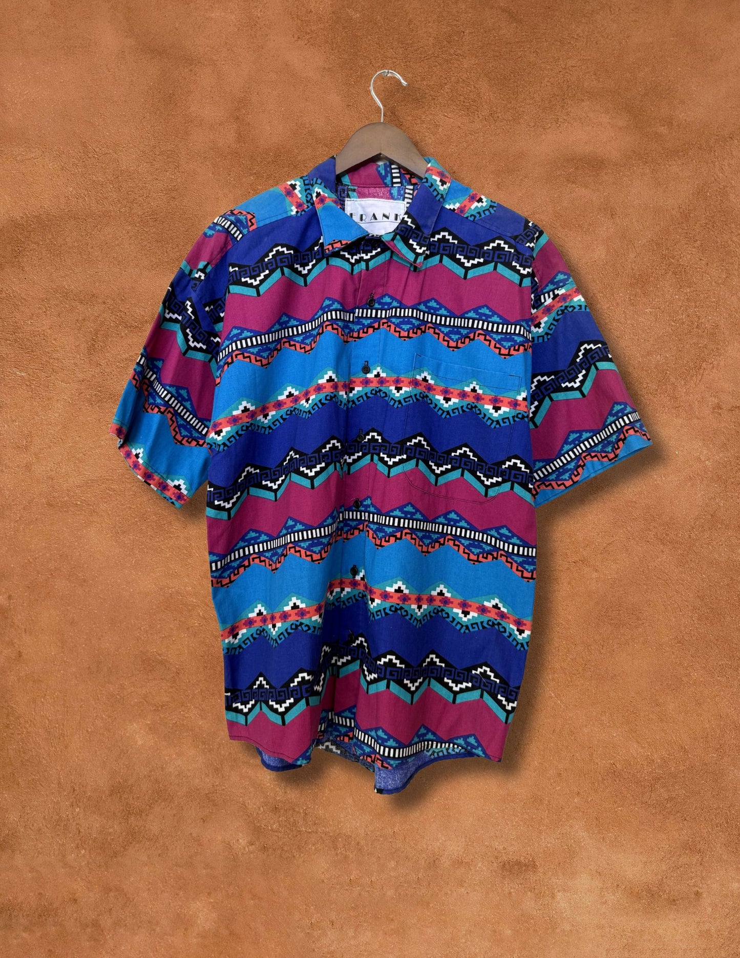 Vintage 80s Southwest Shirt 46 x 27
