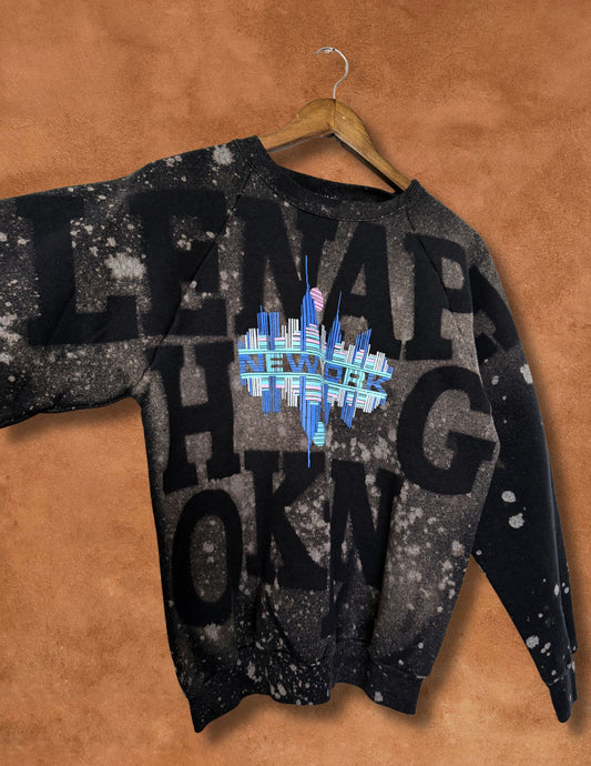 Upcycled Vintage Sweatshirt- 42 x 25 Lenapehoking