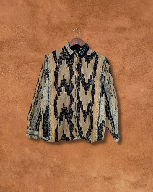 Vintage 80s Geo Rodeo Shirt