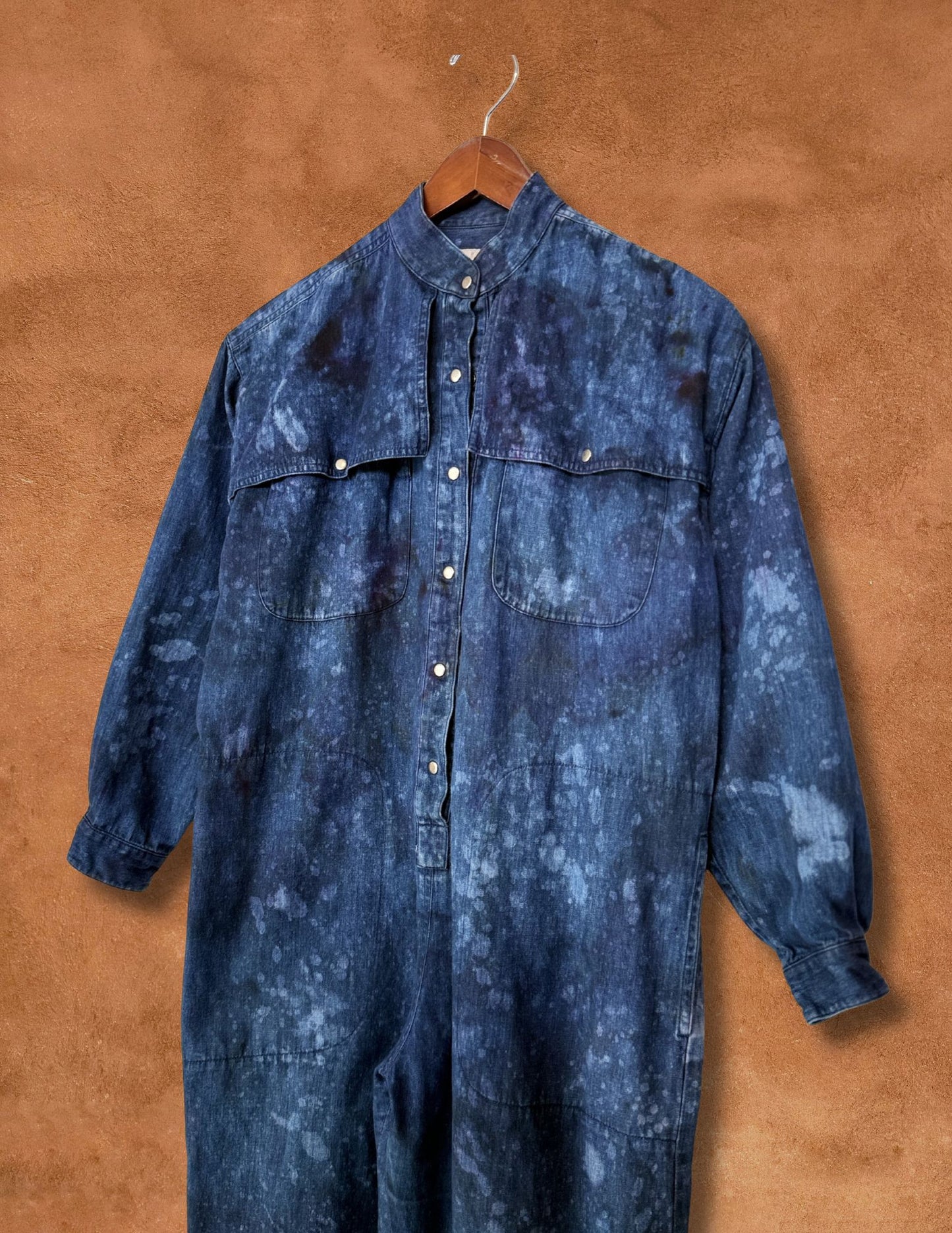 Vintage Denim 90s Jumpsuit- Water is Life 44 x 25