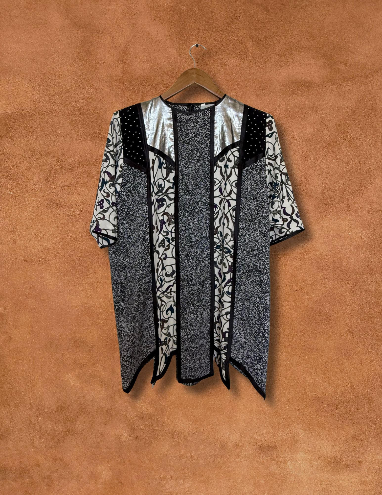 VIntage 80s Patchwork Top