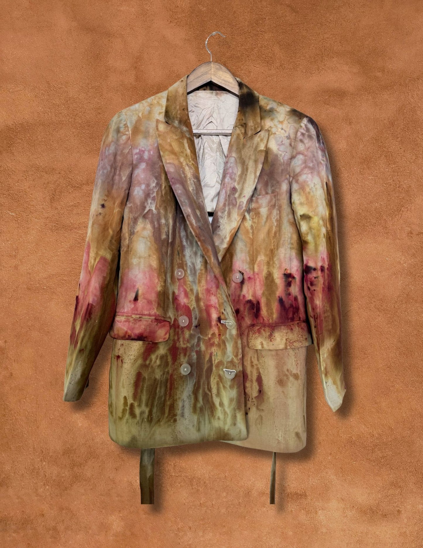 Reconstructed Vintage Hand dyed Blazer 40 x 29