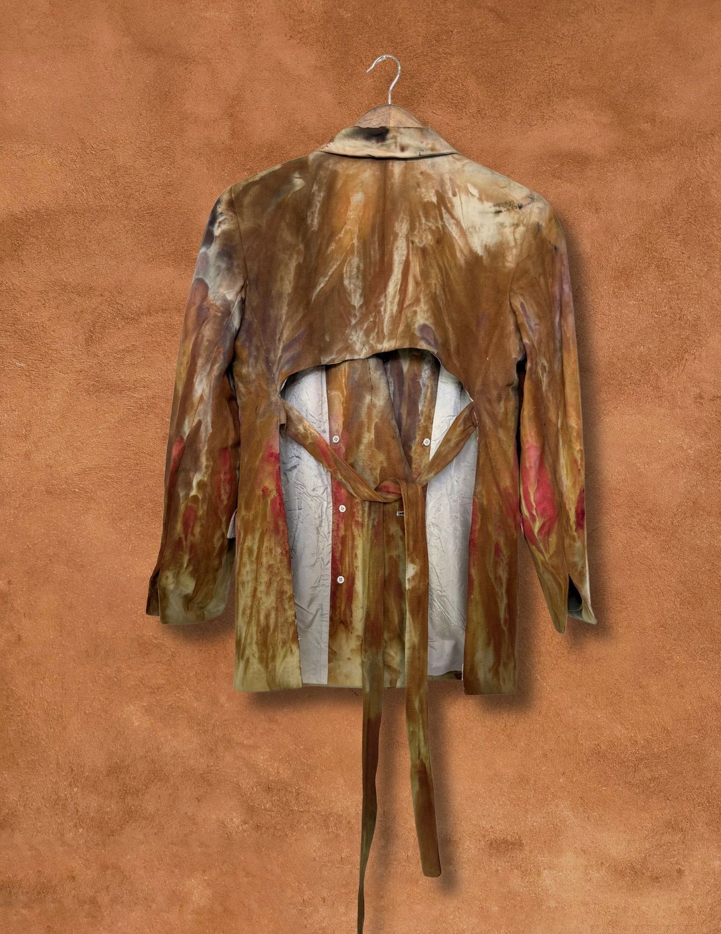 Reconstructed Vintage Hand dyed Blazer 40 x 29