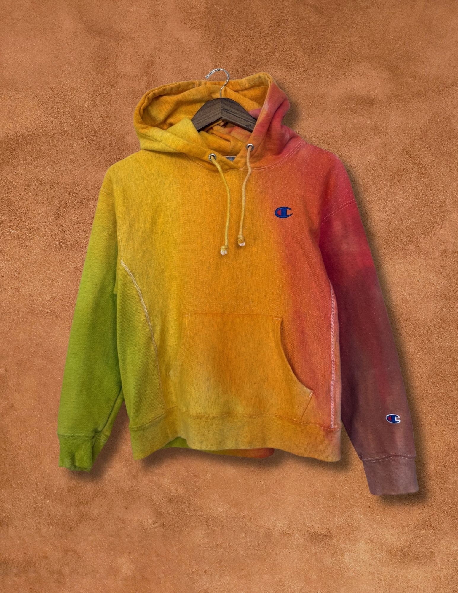 Upcycled Vintage Hand Dyed Hoodie 40 x 24