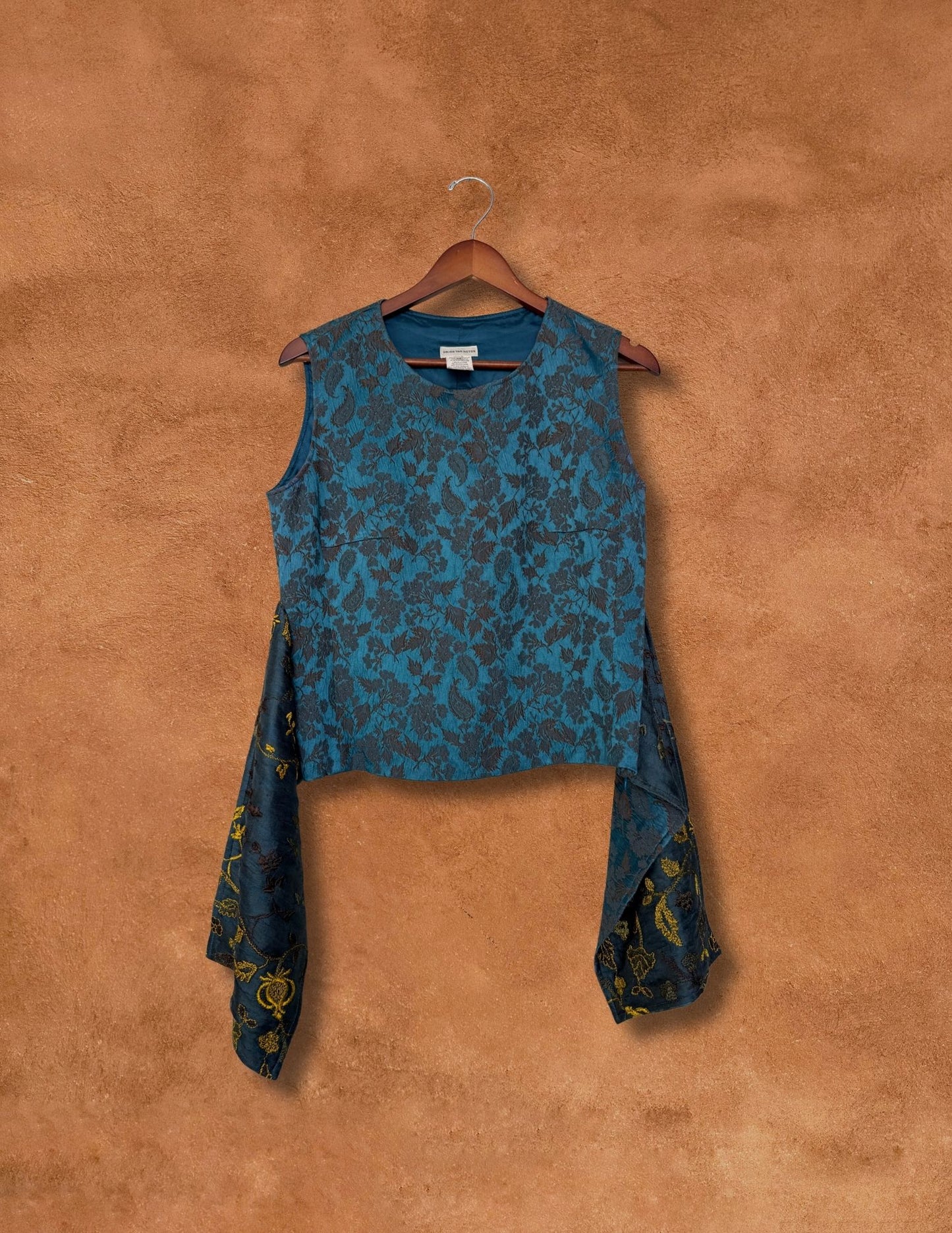 Vintage 90s Brocade Tank and Skirt Dries Van Noten