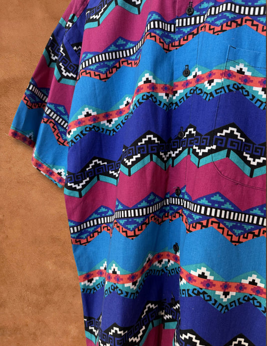 Vintage 80s Southwest Shirt 46 x 27