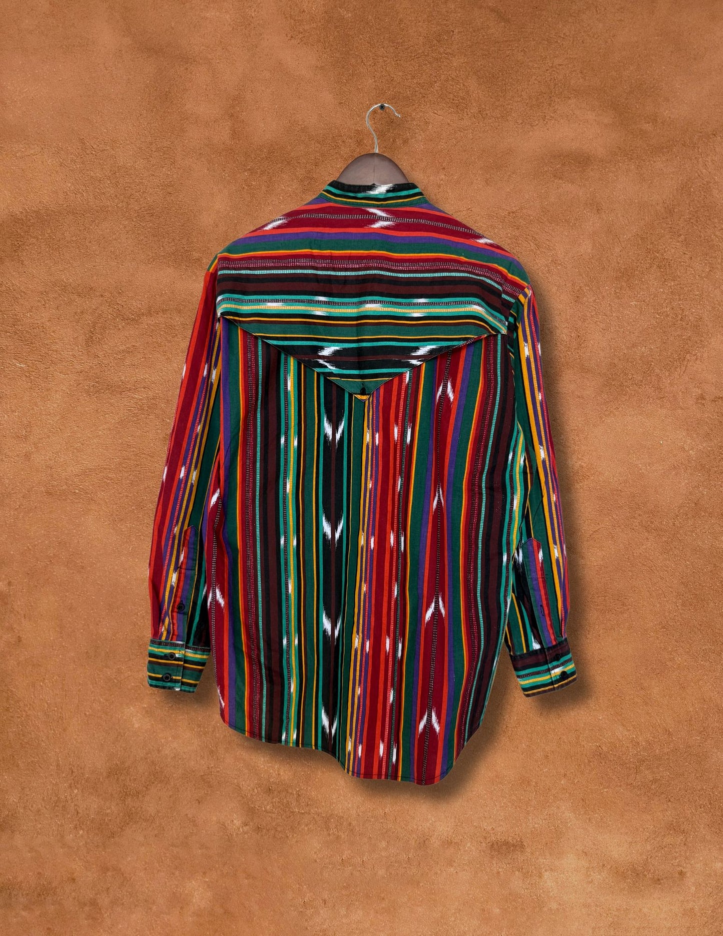 Vintage 80s Rodeo Shirt- Serape Stripe