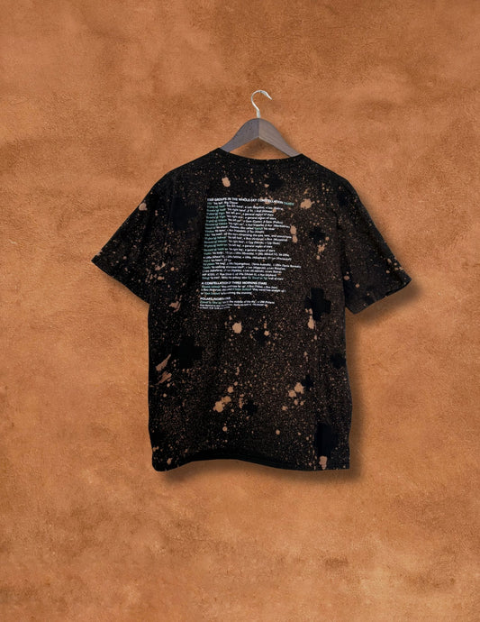 Upcycled Vintage Tee- Yahdii Star Print 48 x 28