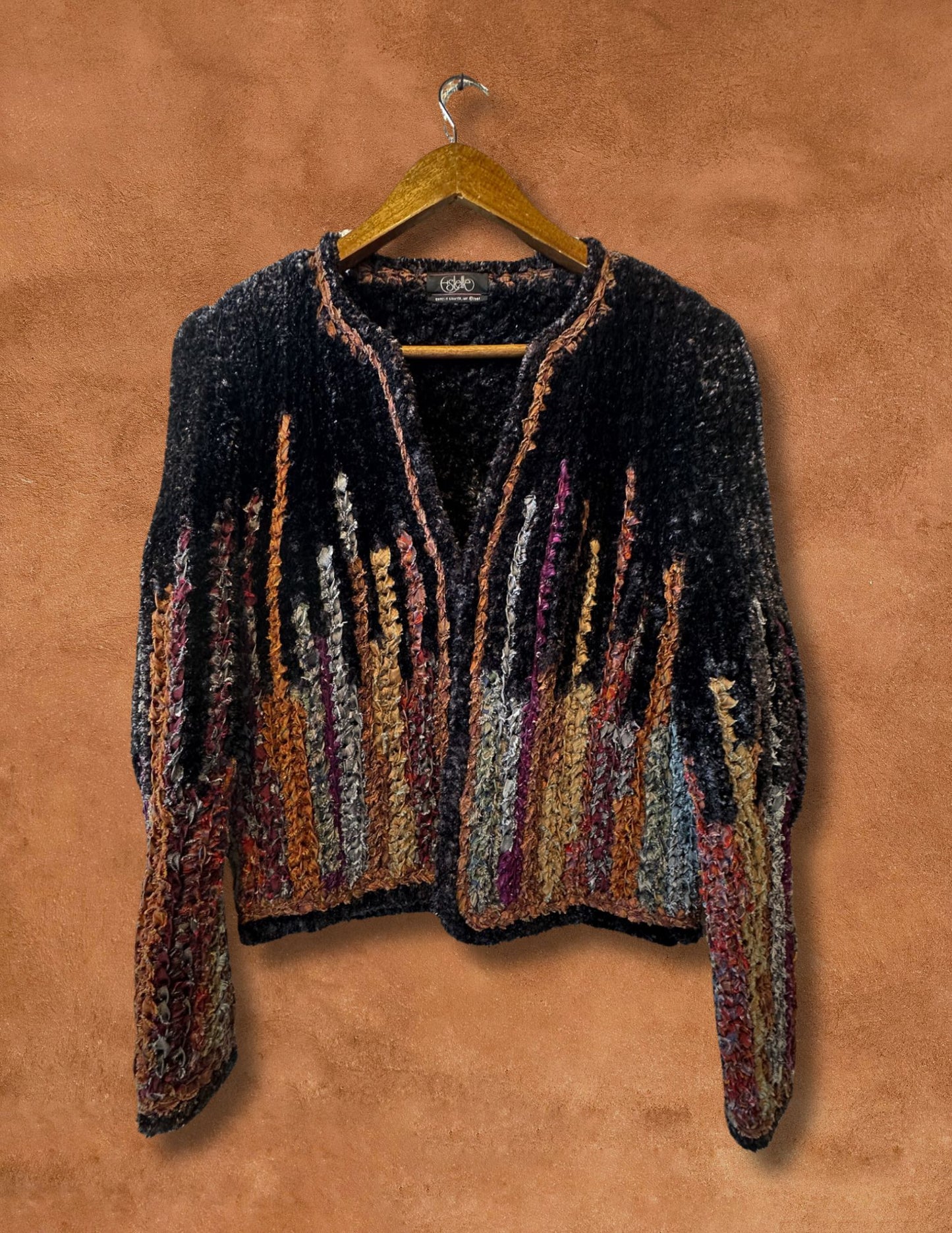 Vintage 80s Handcrochet Cardigan
