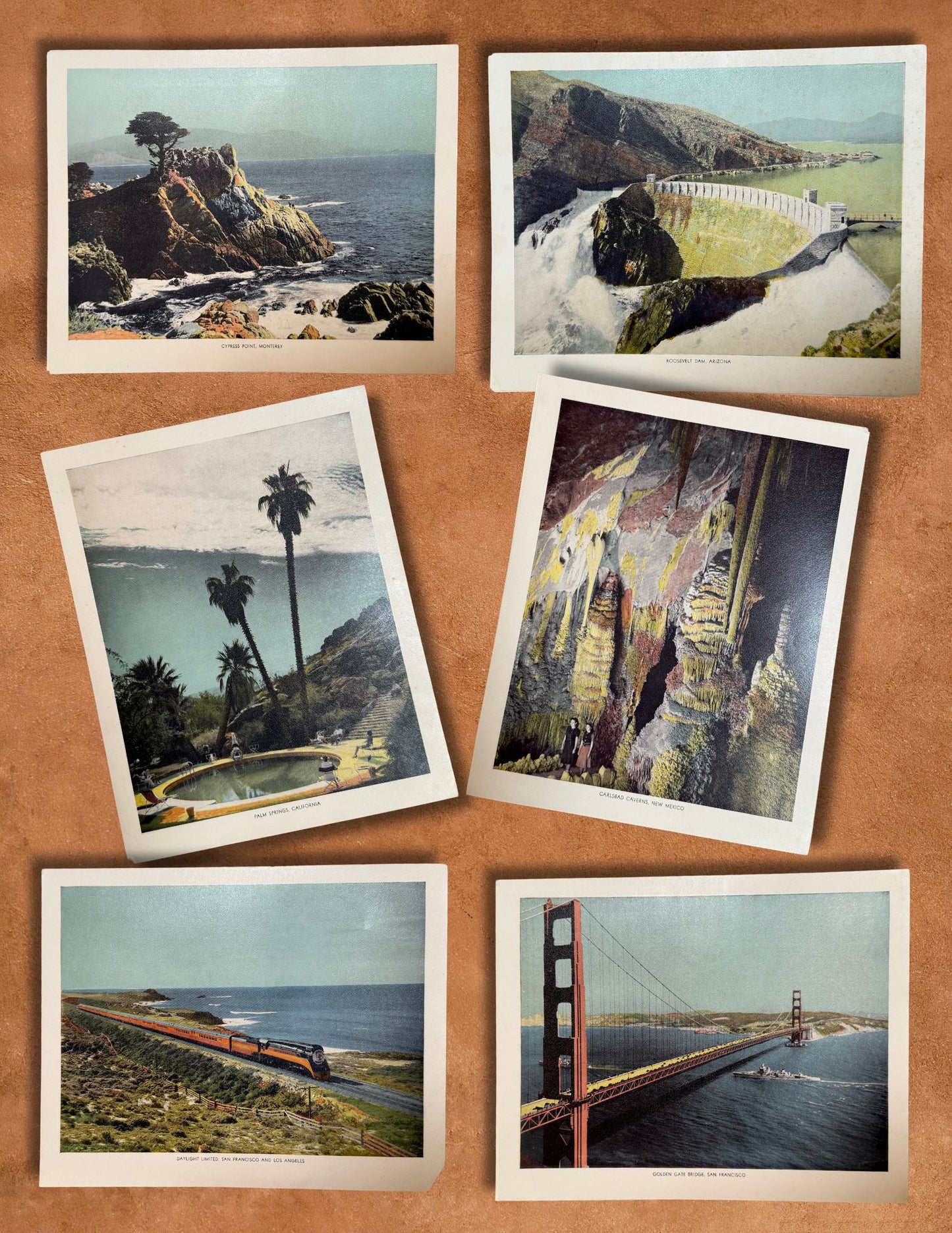 Vintage Travel Book with Print Series