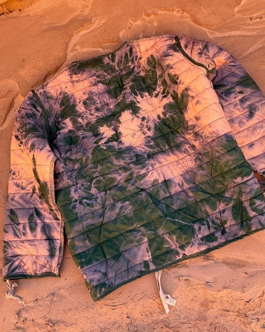 Upcycled Vintage Military Quilted Cardigan D