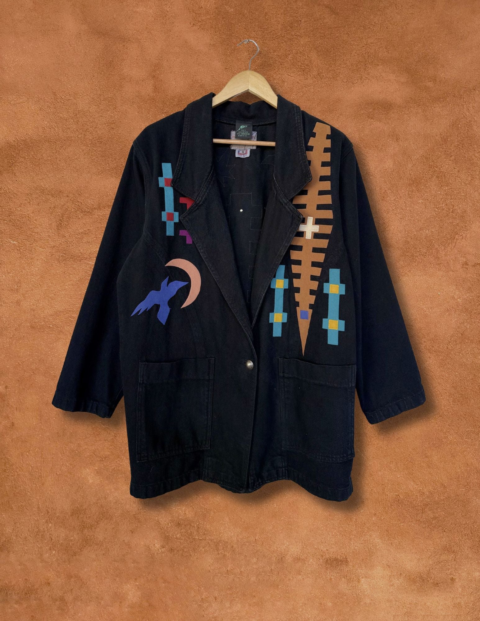 Rare Vintage 80s Applique Jacket 44 x 31 – 4KINSHIP