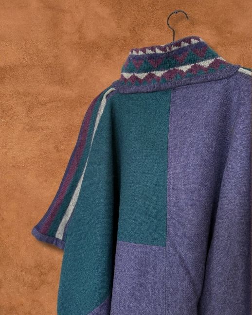 Vintage 80s Isle of Skye Poncho