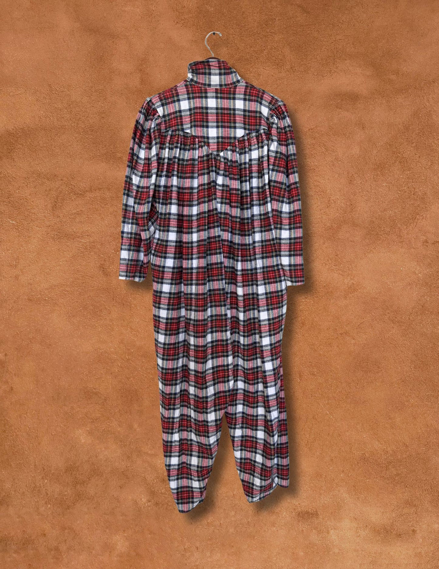 Vintage Norma Kamali Flannel Jumpsuit