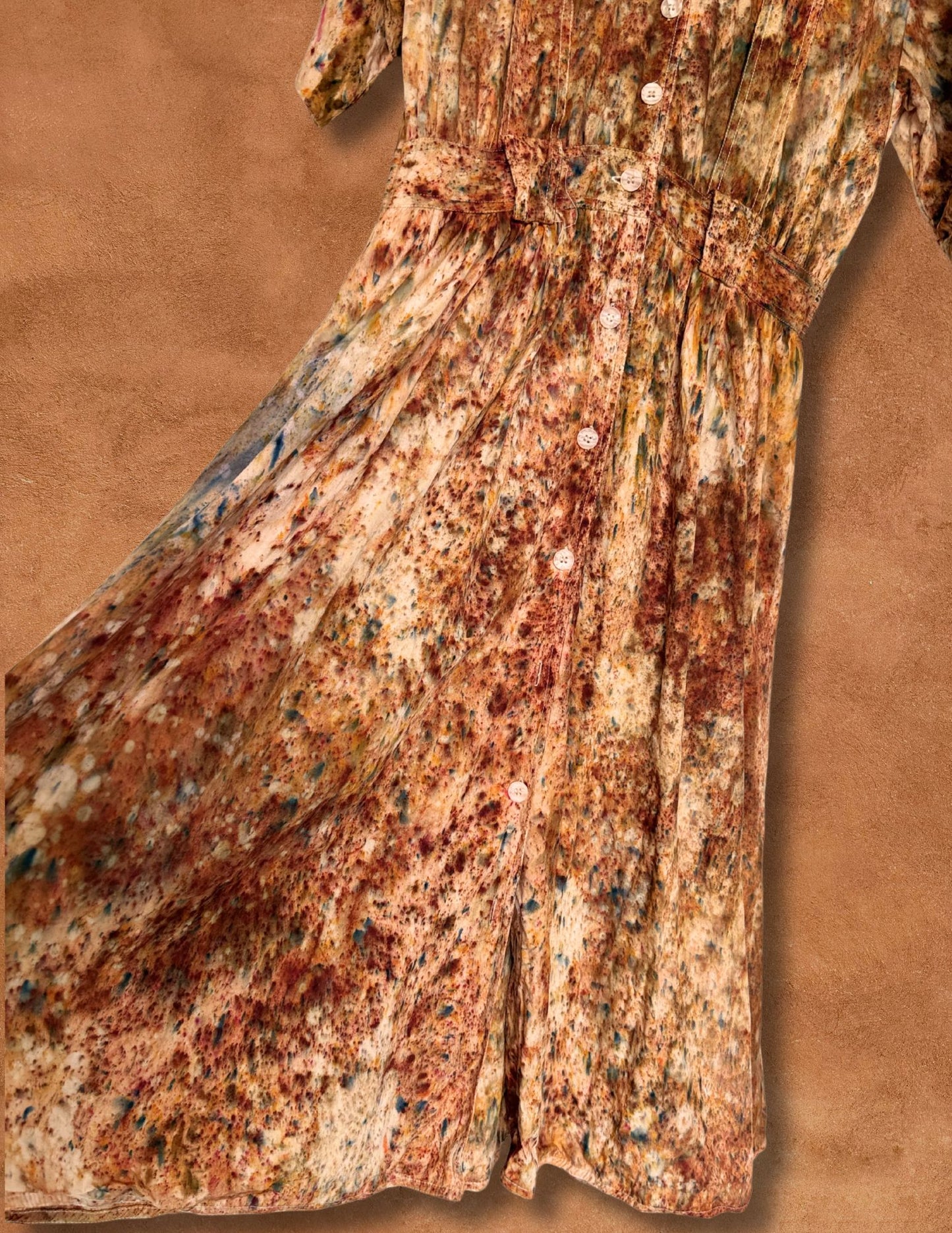 Upcycled VIntage 80s Utility Dress 42 x 46