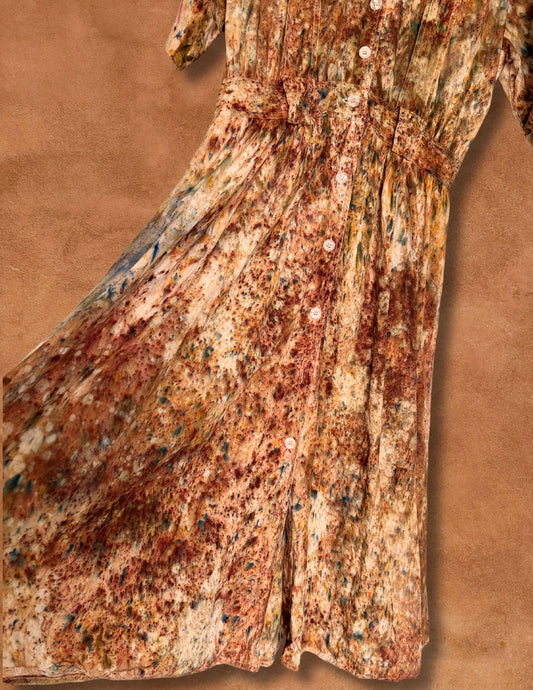 Upcycled VIntage 80s Utility Dress