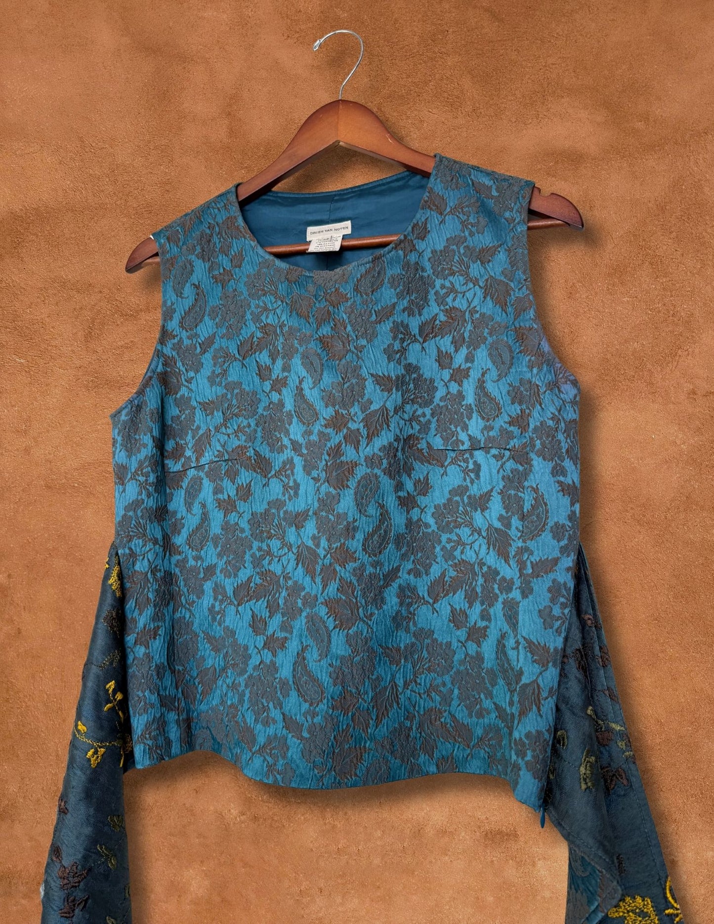 Vintage 90s Brocade Tank and Skirt Dries Van Noten