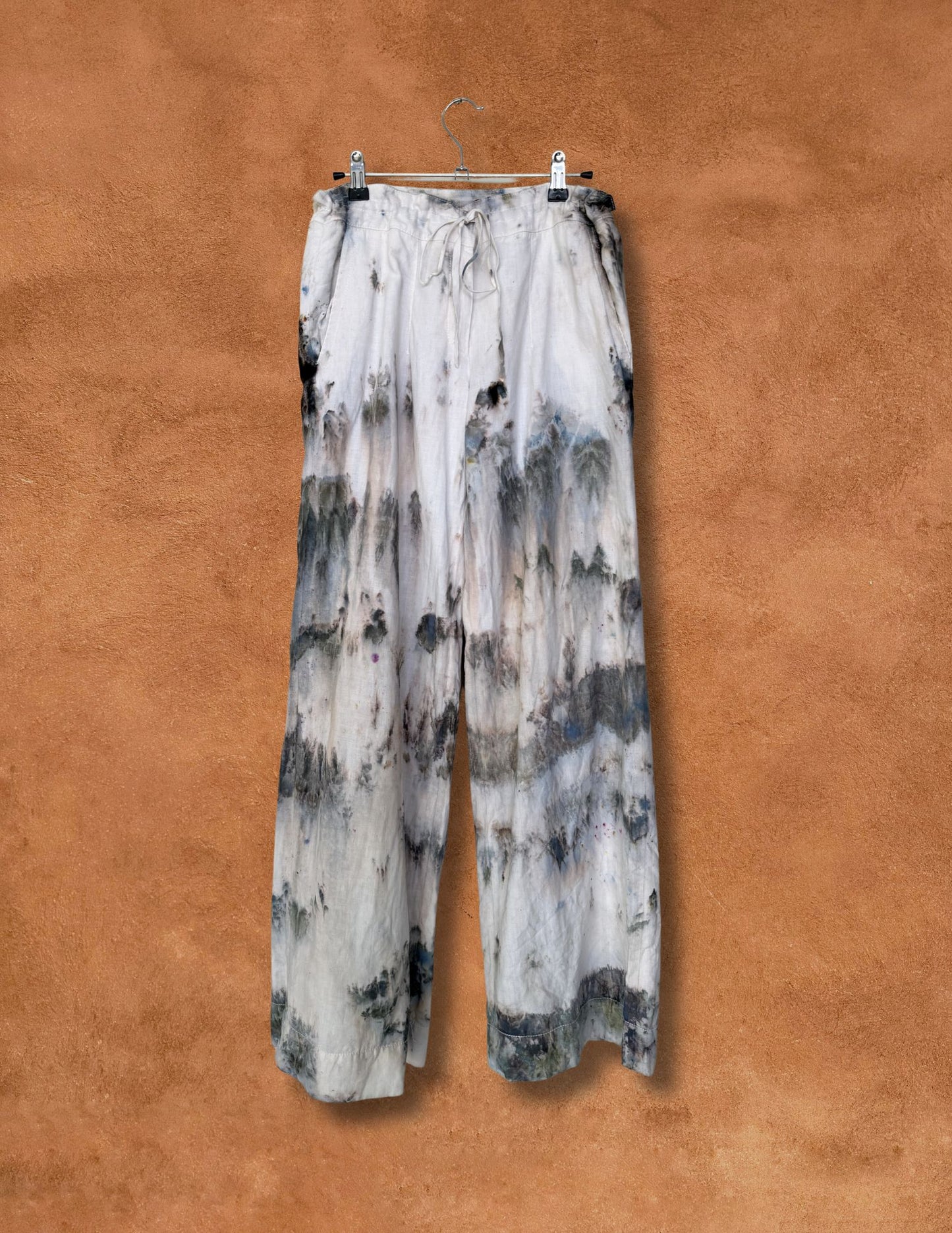 Upcycled Vintage 90s Linen Pant 34 x 32