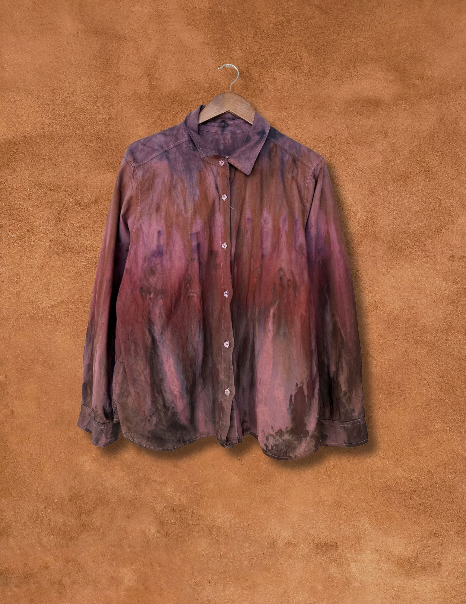 Upcycled Vintage Linen Shirt 46 x 28