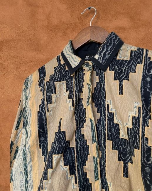 Vintage 80s Geo Rodeo Shirt
