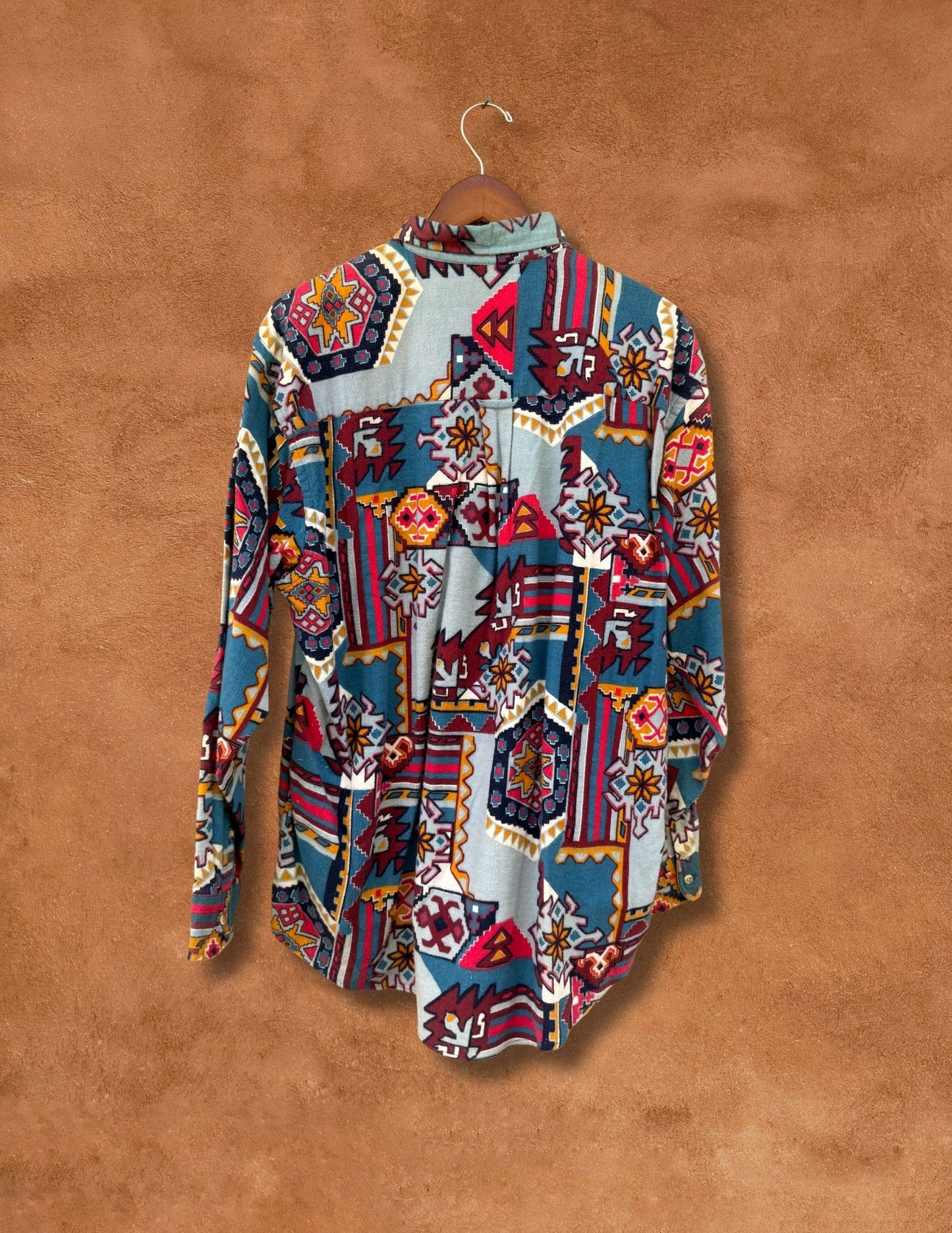 Vintage 80s Southwest Flannel Shirt