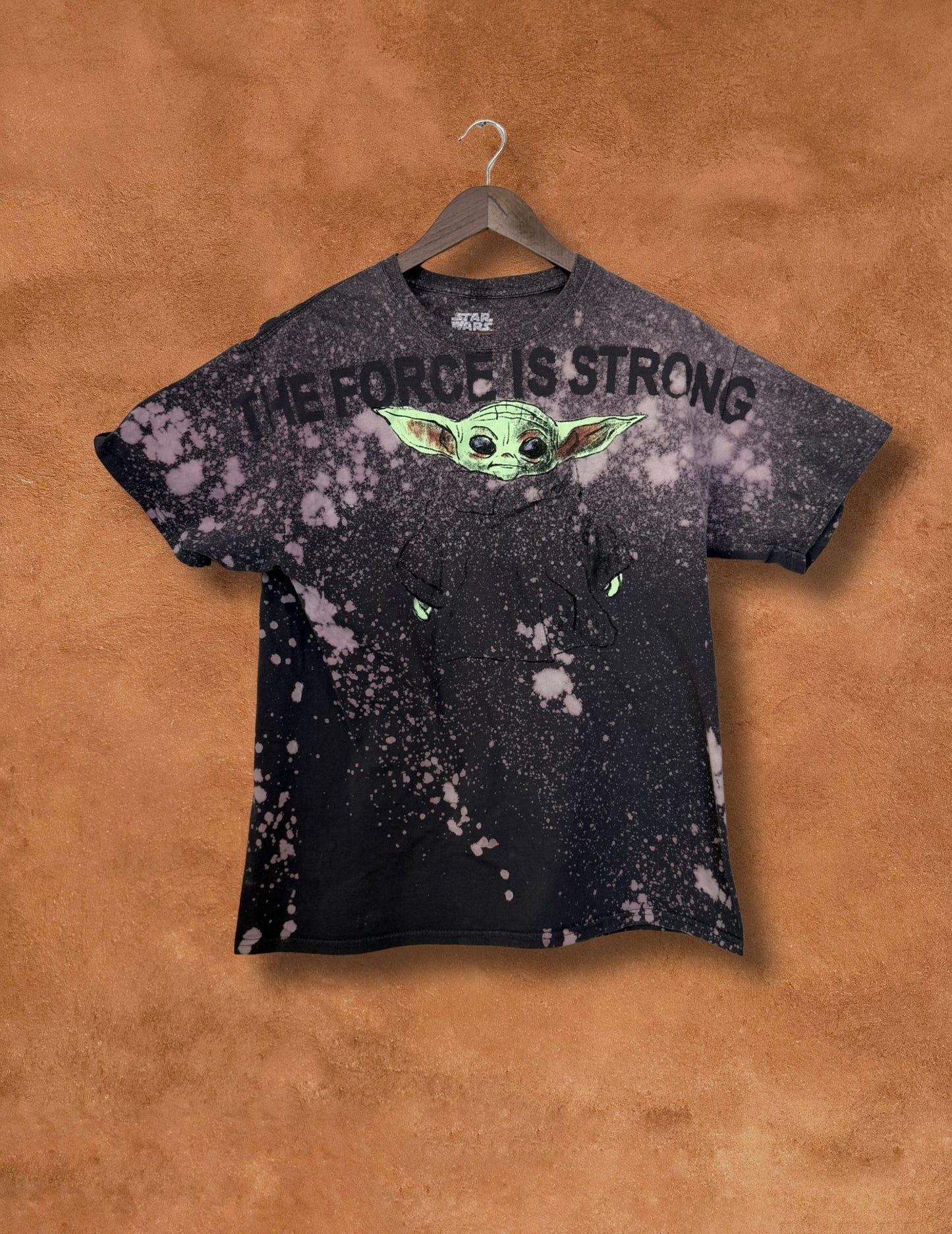 Upcycled Vintage Tee- 42 x 279 Baby Yoda