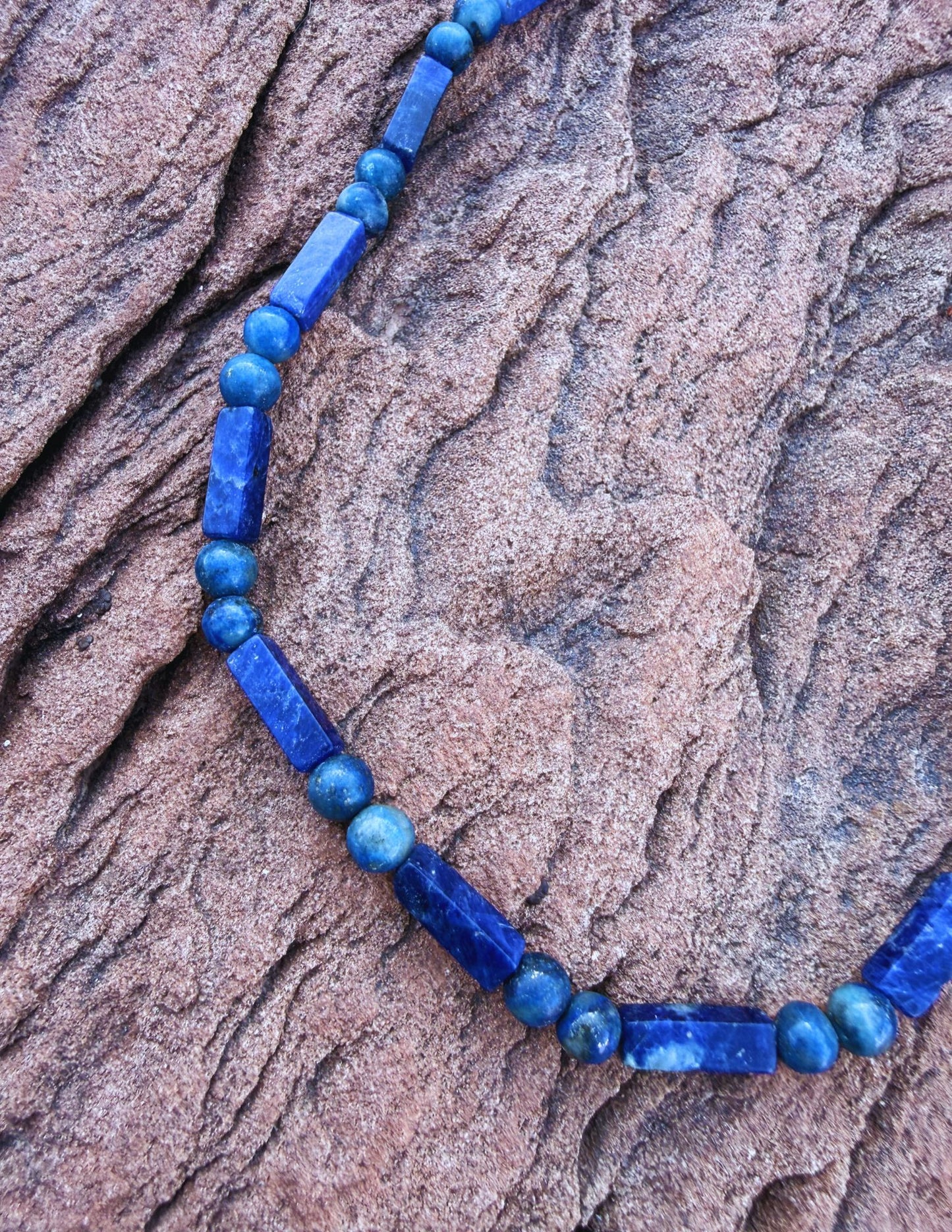 🤎 Vintage Lapis Luzuli Necklace