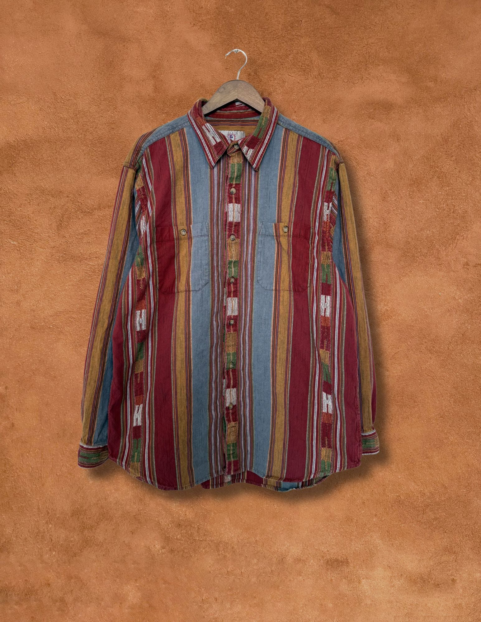 Vintage 80s Southwest Shirt 48 x 33