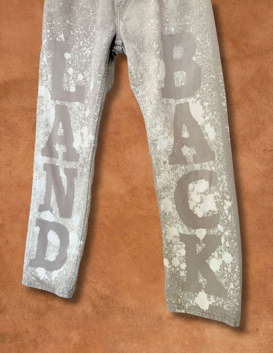Upcycled Vintage Levis Jeans 30 x 28 Land Back