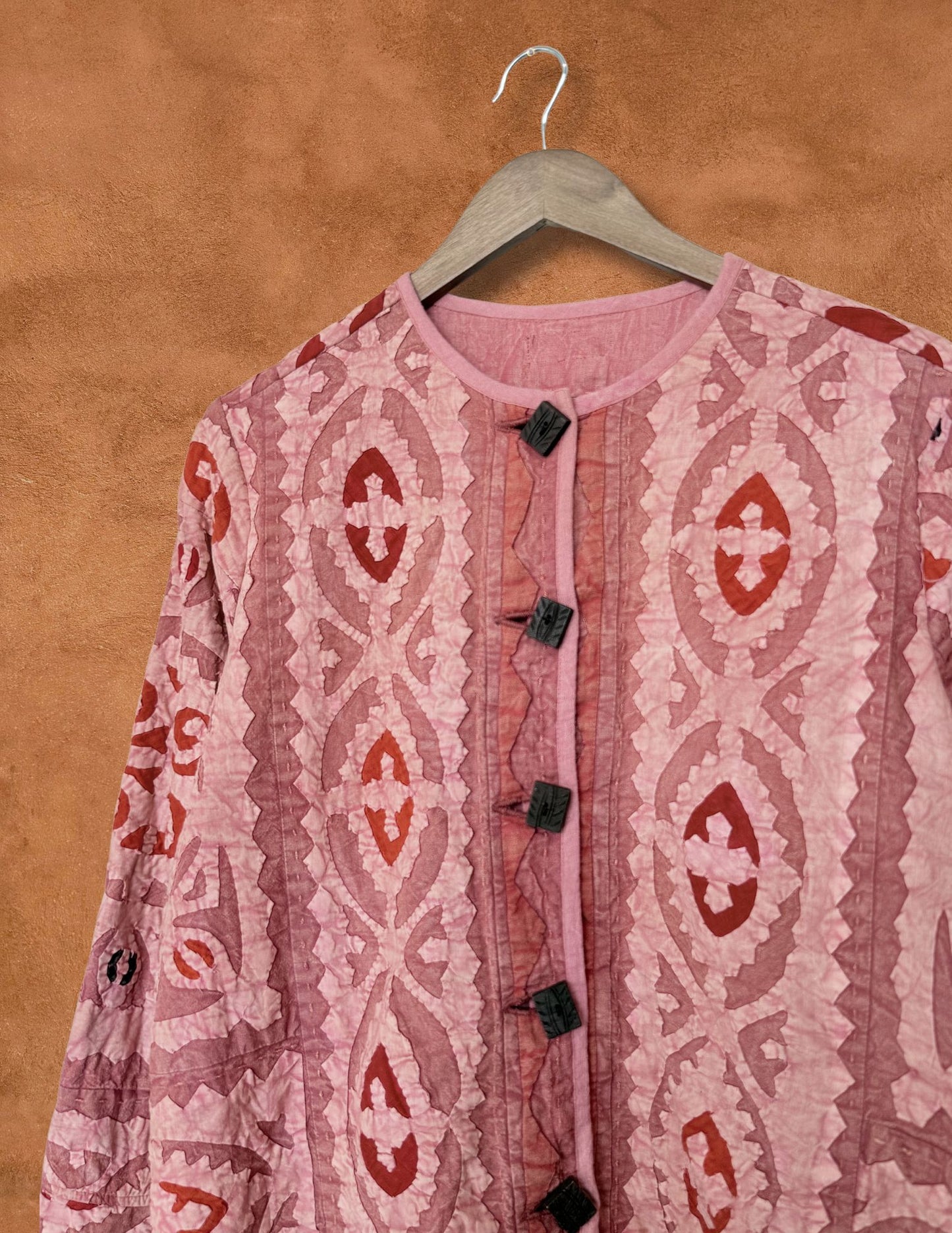 Vintage 80s Applique Folk Jacket 44 x 25