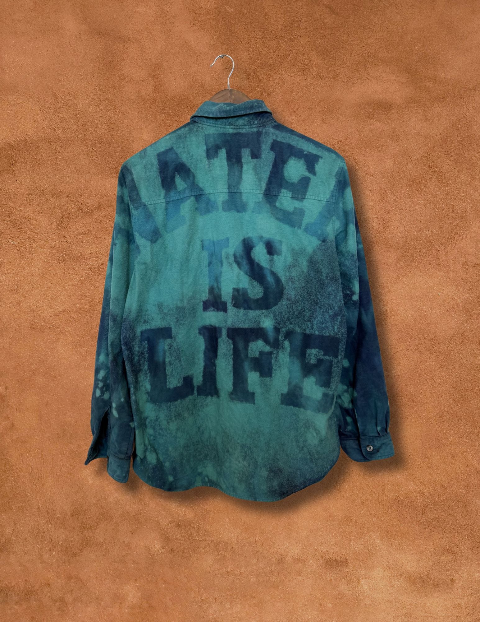 Upcycled Vintage Plaid Flannel Shirt - 34 of 44 Water is Life