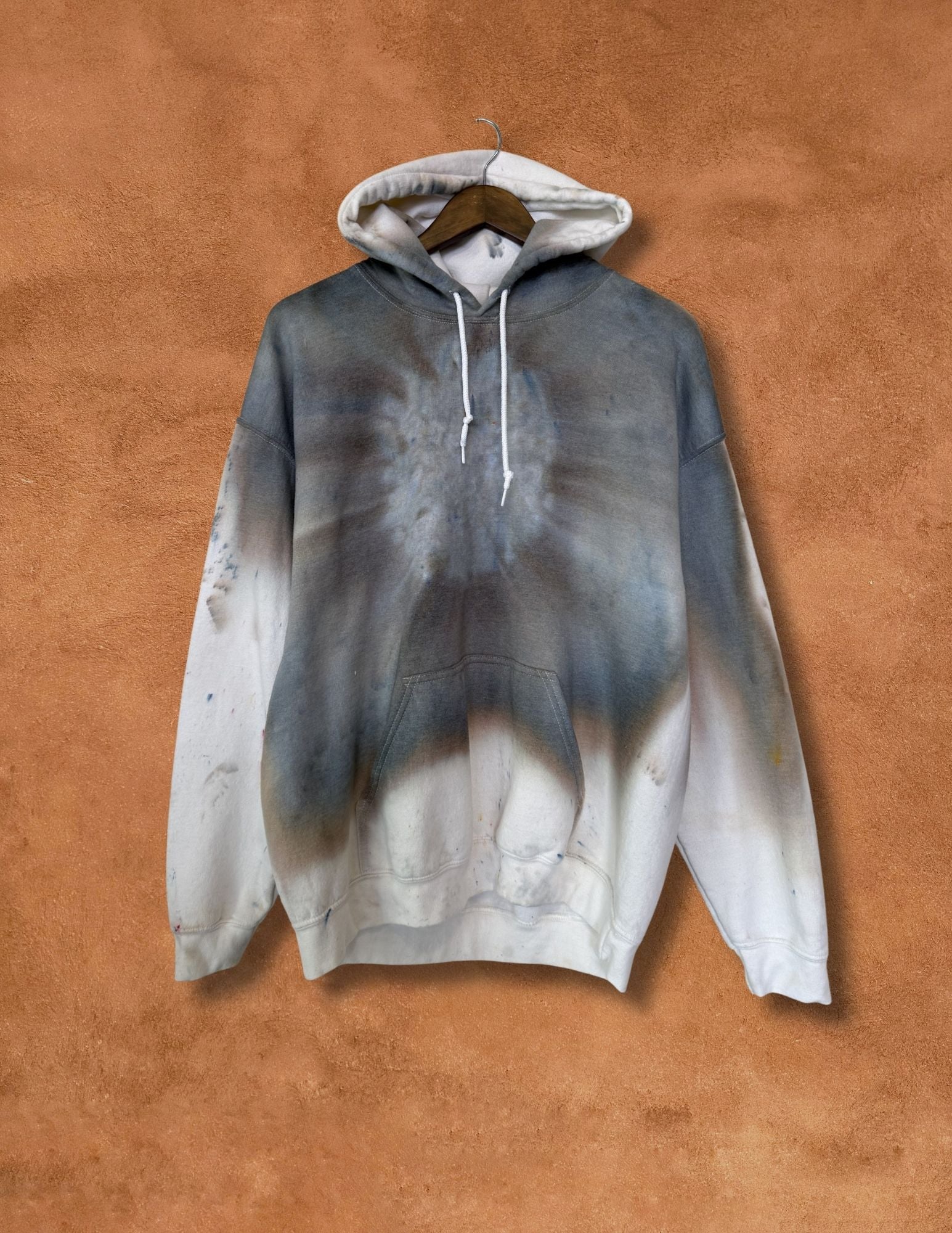 Upcycled Vintage Hand Dyed Hoodie 48 x 26