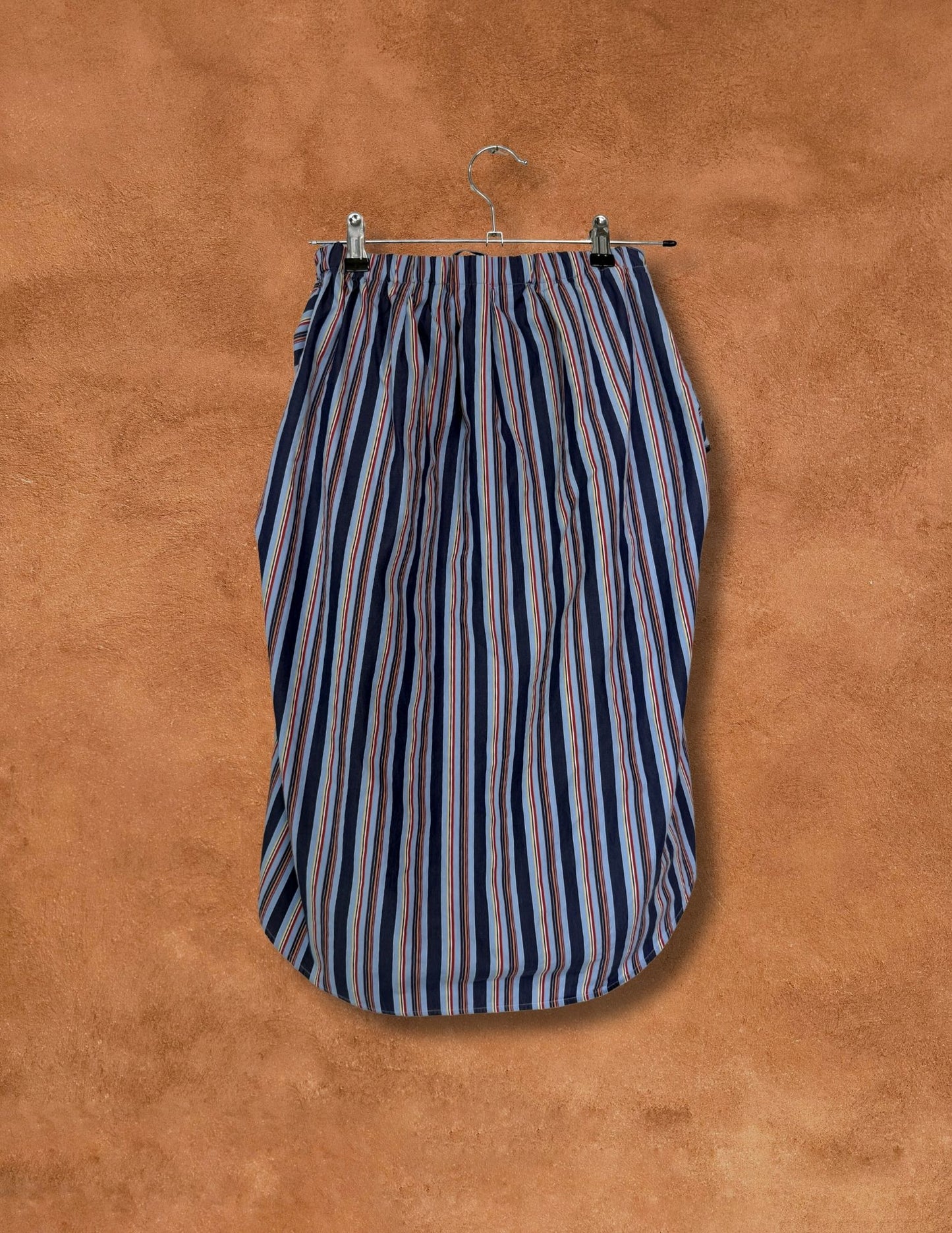 REconstructed Vintage MENSWEAR SHIRT SKIRT 26 X 25